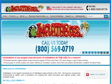 Tablet Screenshot of einflatables.com